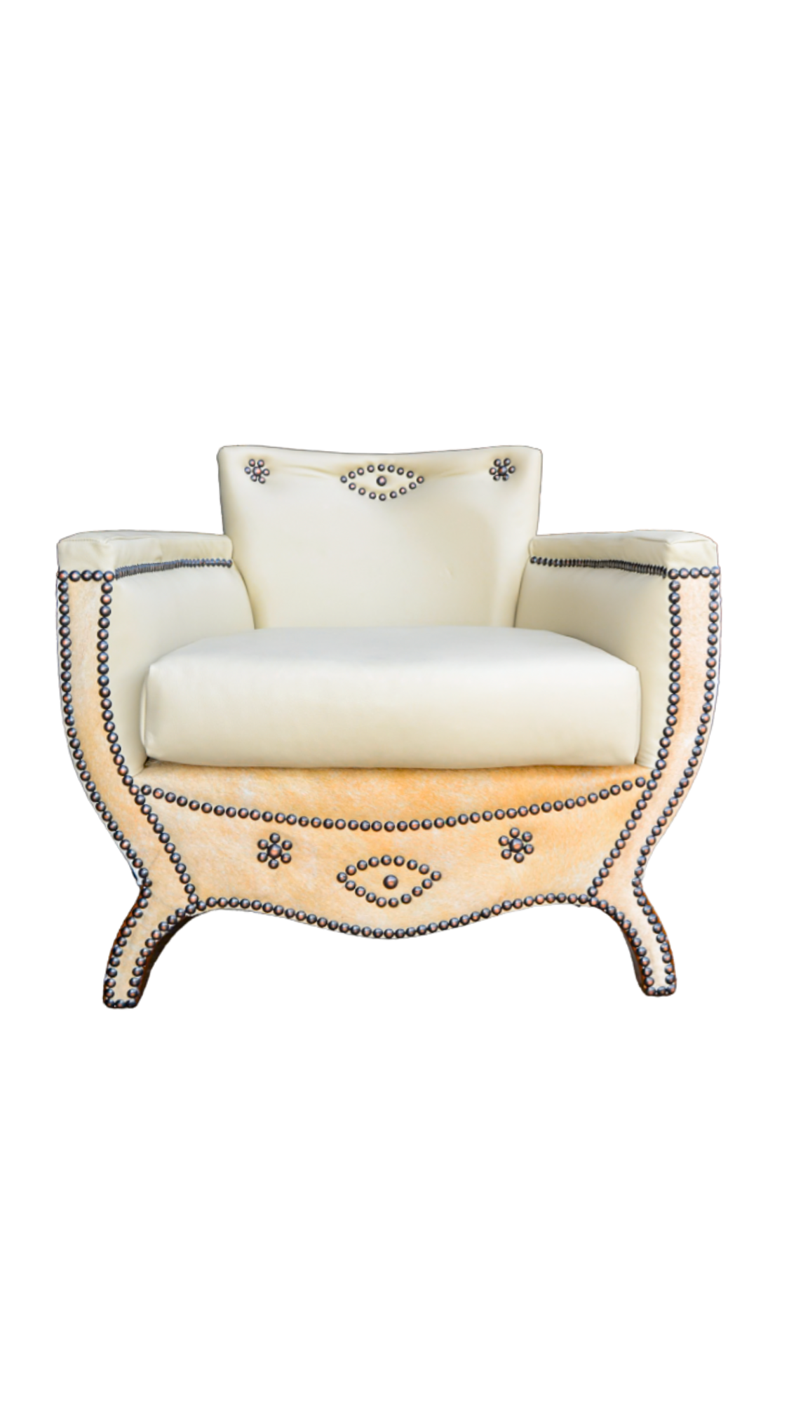 Patchwork Leather Accent Chair—Shop—Rios Interiors